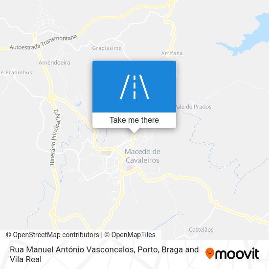 Rua Manuel António Vasconcelos map