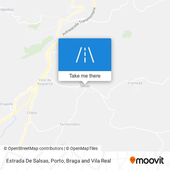 Estrada De Salsas map