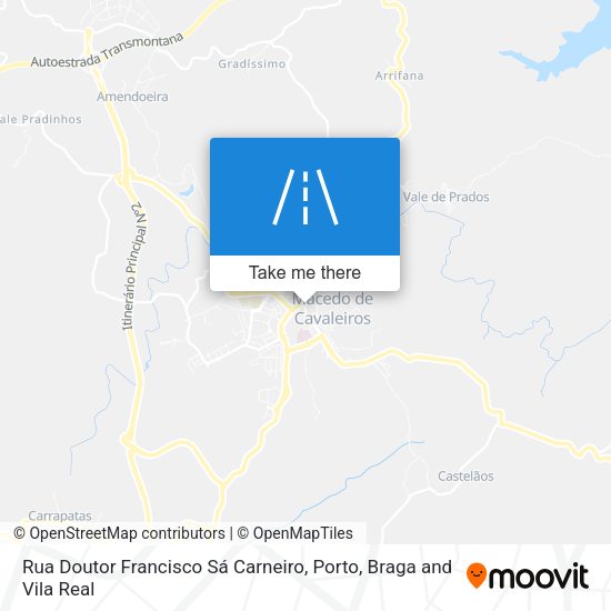 Rua Doutor Francisco Sá Carneiro map
