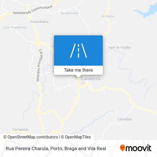 Rua Pereira Charula mapa