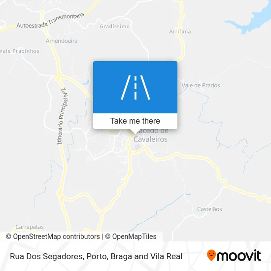 Rua Dos Segadores map