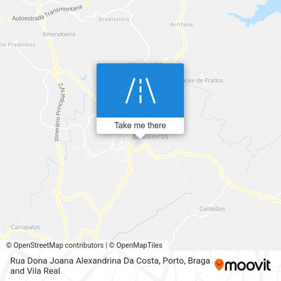 Rua Dona Joana Alexandrina Da Costa map