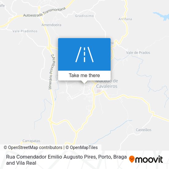 Rua Comendador Emilio Augusto Pires mapa