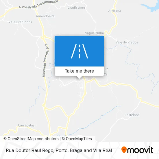 Rua Doutor Raul Rego map