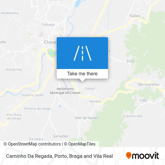 Caminho Da Regada map