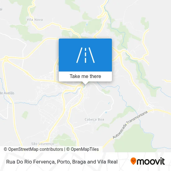 Rua Do Rio Fervença map