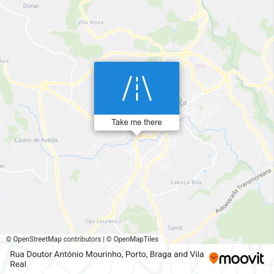 Rua Doutor António Mourinho map