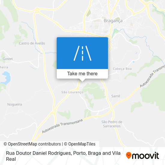 Rua Doutor Daniel Rodrígues mapa