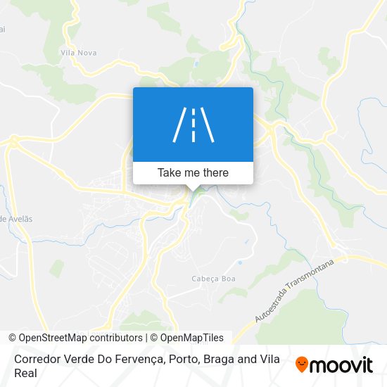 Corredor Verde Do Fervença mapa