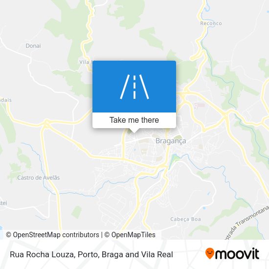 Rua Rocha Louza mapa