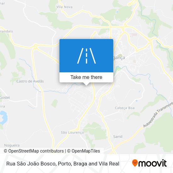 Rua São João Bosco map