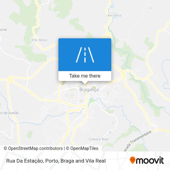 Rua Da Estação mapa