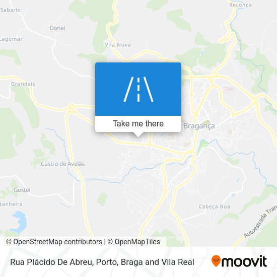 Rua Plácido De Abreu mapa