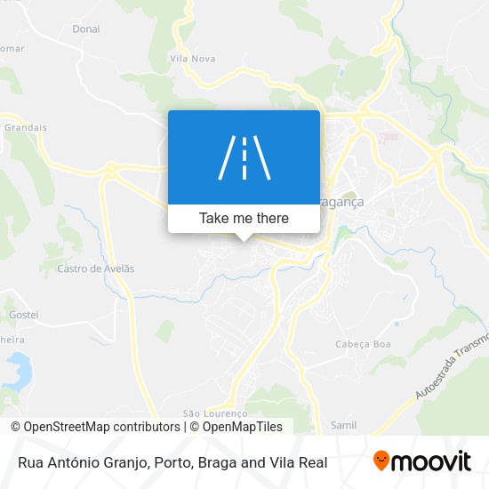 Rua António Granjo map