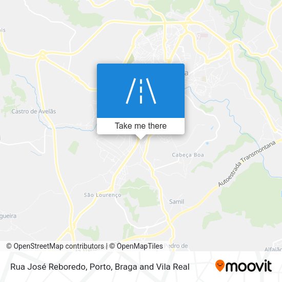 Rua José Reboredo map