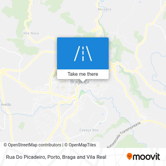 Rua Do Picadeiro mapa