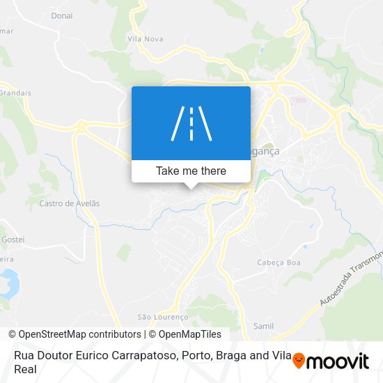 Rua Doutor Eurico Carrapatoso map