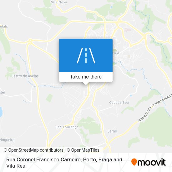 Rua Coronel Francisco Carneiro map