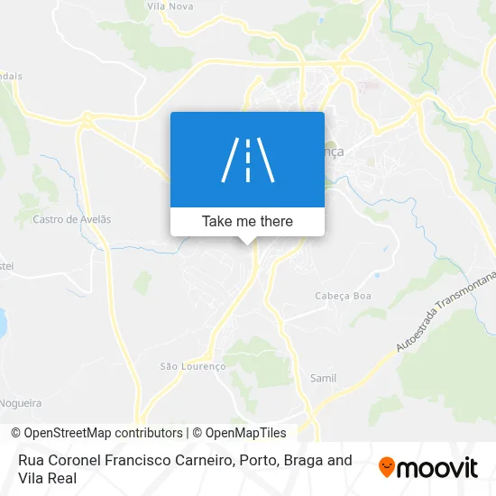 Rua Coronel Francisco Carneiro map