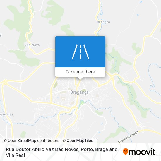 Rua Doutor Abílio Vaz Das Neves map