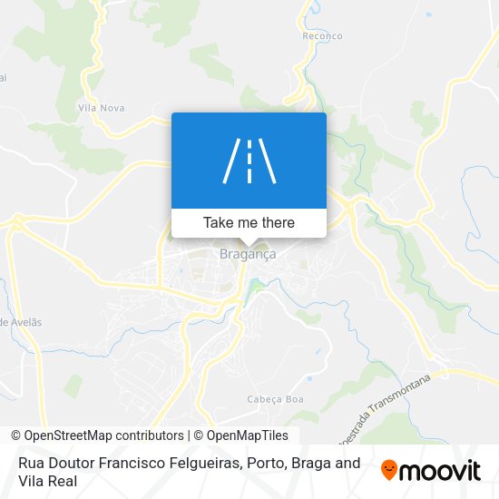 Rua Doutor Francisco Felgueiras mapa