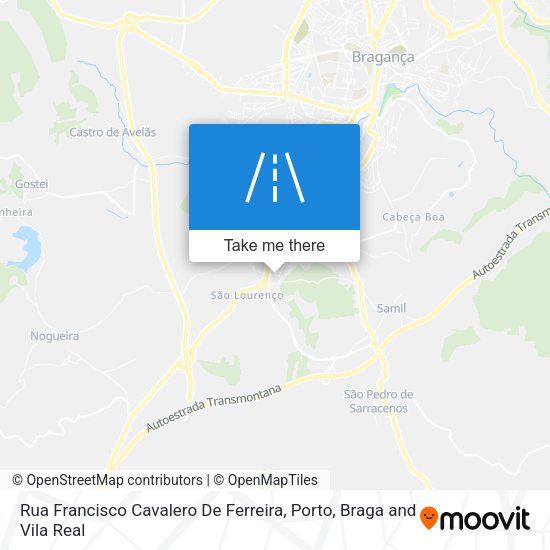 Rua Francisco Cavalero De Ferreira map