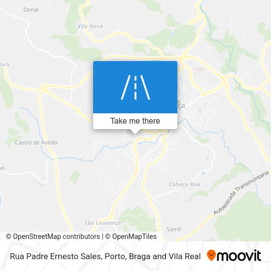Rua Padre Ernesto Sales map