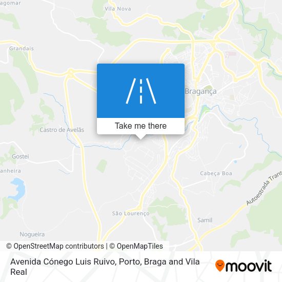 Avenida Cónego Luis Ruivo map