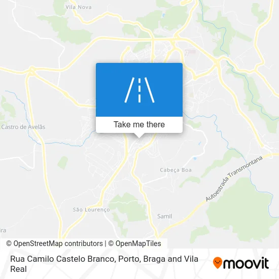 Rua Camilo Castelo Branco map