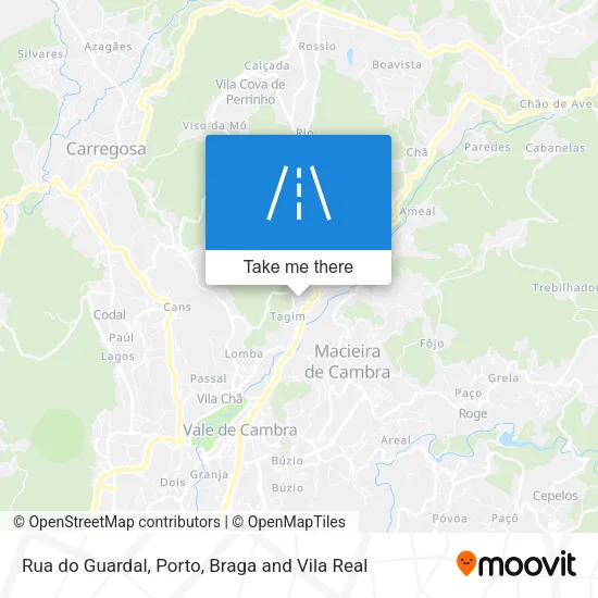 Rua do Guardal map