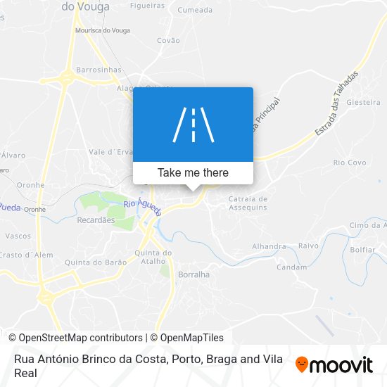 Rua António Brinco da Costa map