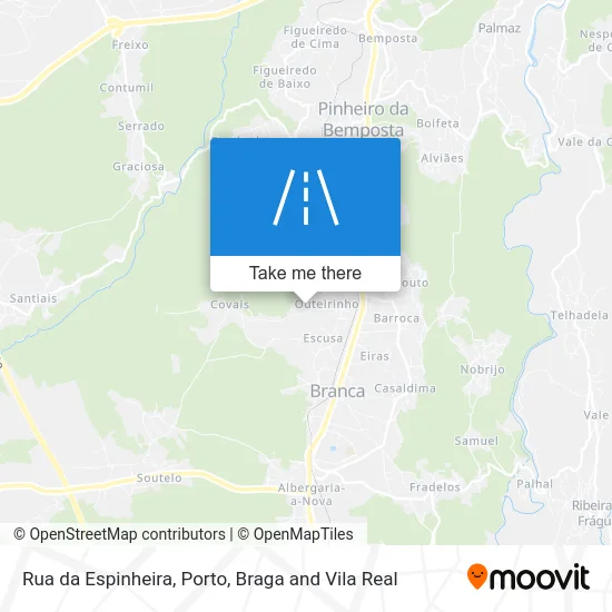 Rua da Espinheira map