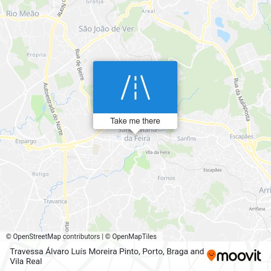Travessa Álvaro Luís Moreira Pinto mapa
