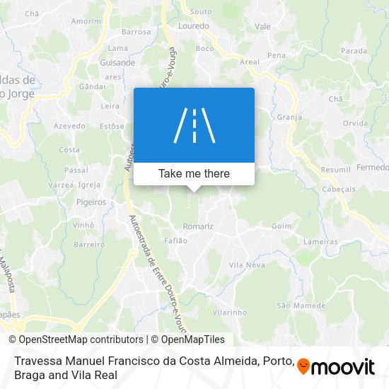 Travessa Manuel Francisco da Costa Almeida mapa