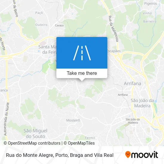 Rua do Monte Alegre map