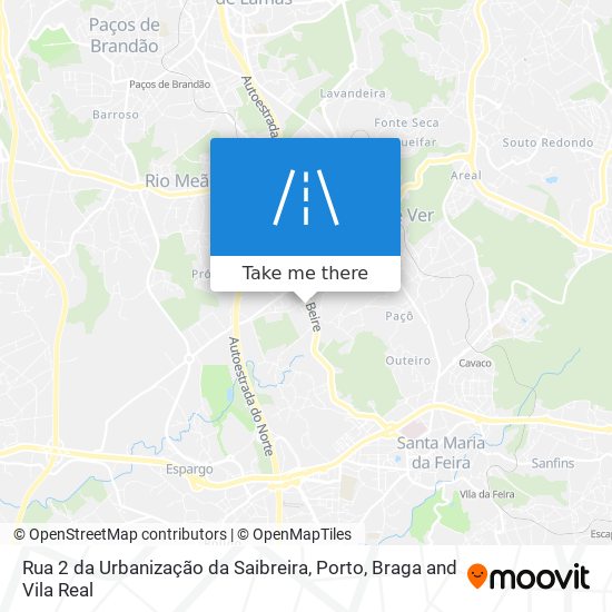 Rua 2 da Urbanização da Saibreira map