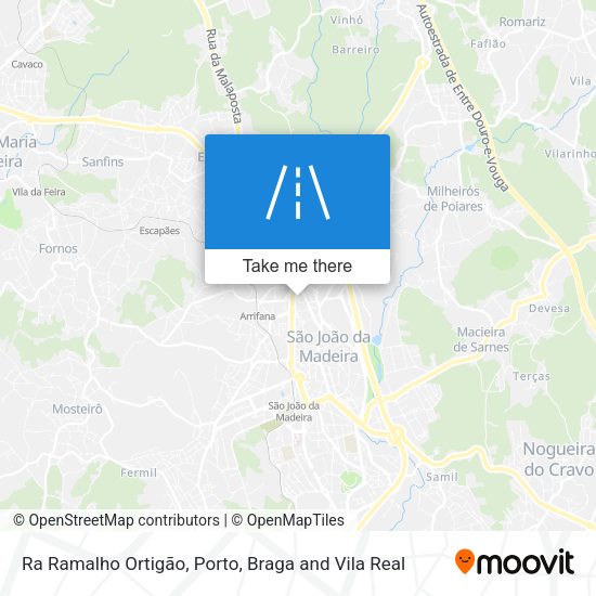 Ra Ramalho Ortigão map