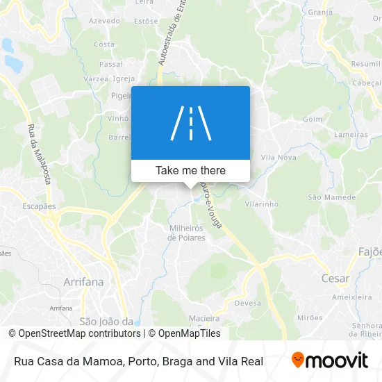 Rua Casa da Mamoa map