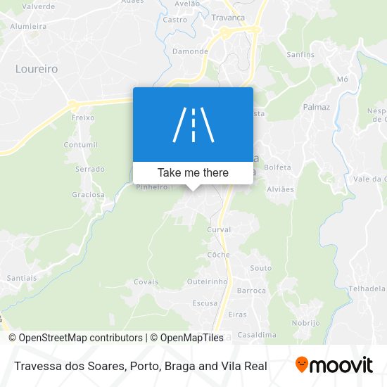 Travessa dos Soares mapa