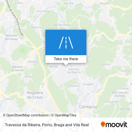 Travessa da Ribeira mapa