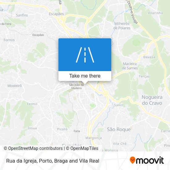 Rua da Igreja map