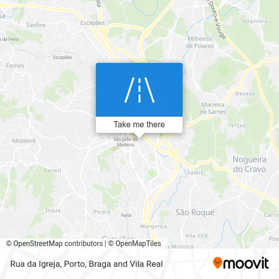 Rua da Igreja map