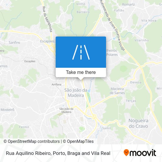 Rua Aquilino Ribeiro mapa