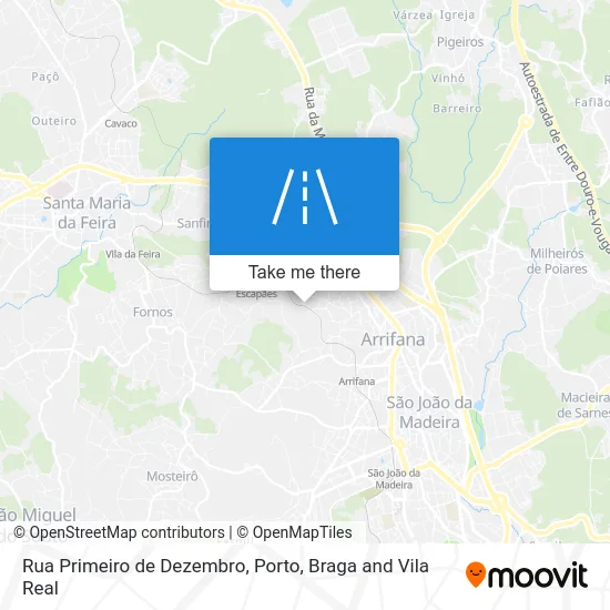 Rua Primeiro de Dezembro map