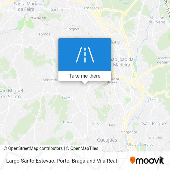 Largo Santo Estevão mapa