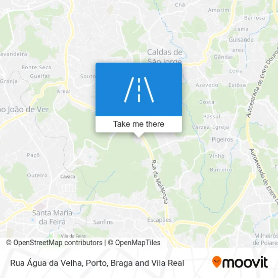 Rua Água da Velha map