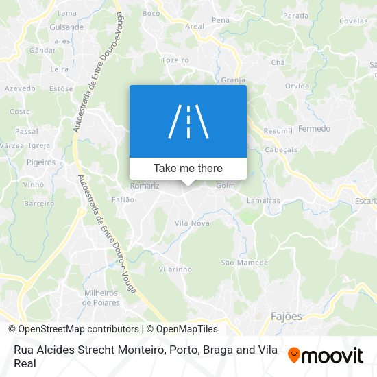 Rua Alcides Strecht Monteiro map