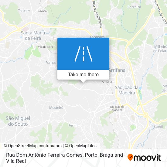 Rua Dom António Ferreira Gomes map