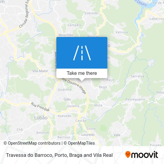 Travessa do Barroco mapa