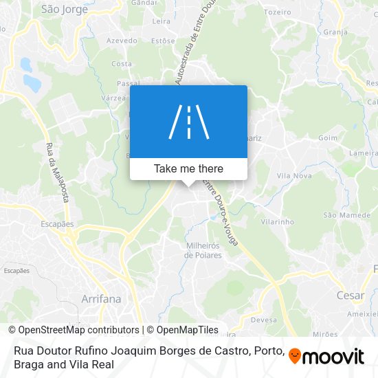 Rua Doutor Rufino Joaquim Borges de Castro map